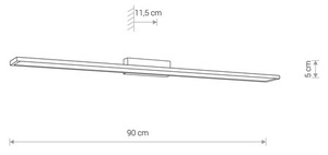 LATH LED 8175 Nowodvorski wall lamp small 2