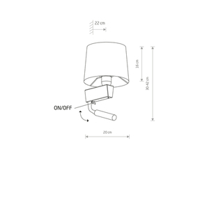 CHILLIN bedroom wall lamp 8213 Nowodvorski small 3