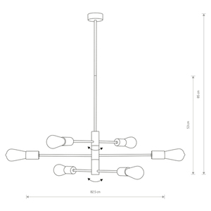 Hanging lamp ROTOR 7937 Nowodvorski small 2