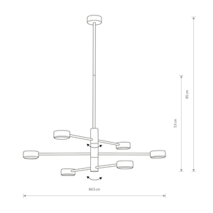 Hanging lamp ORBIT 7942 Nowodvorski small 4