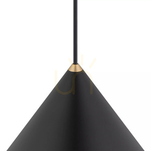 Nowodvorski ZENITH L 8005 pendant light, black with brass, 50 cm small 4