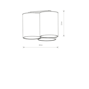 SPOT EYE TONE surface mounted lamp 8091 Nowodvorski small 1