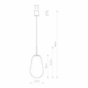 Hanging lamp PEAR L 7797 Nowodvorski small 3