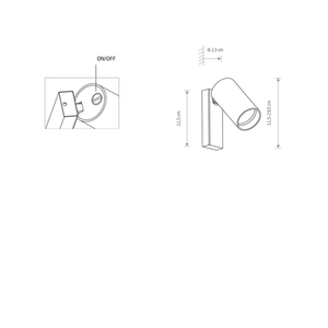 Wall lamp MONO 7780 Nowodvorski small 1