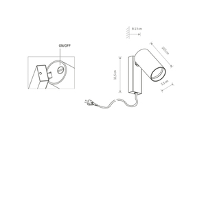 Wall lamp MONO 7787 Nowodvorski small 1