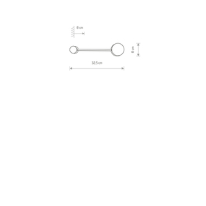 White wall lamp ORBIT 7803 GX53 - Nowodvorski small 2