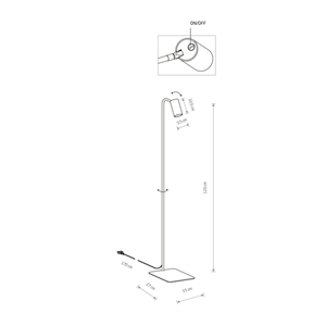 Floor lamp MONO 7707 Nowodvorski small 1