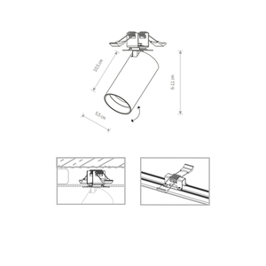 Spot MONO SURFACE 7683 CCT - Nowodvorski small 1