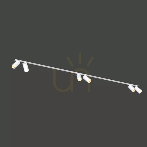 Check Nowodvorski MONO SURFACE VI 7832 recessed ceiling spotlight bar, white, 6×GU10