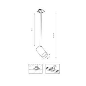 Downlight MONO SURFACE LONG M 7677 Nowodvorski small 1