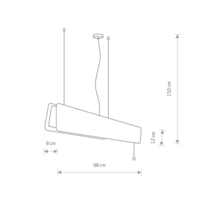 Hanging lamp OSLO LED 90 7522 Nowodvorski small 2