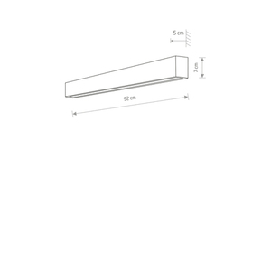 Wall lamp STRAIGHT WALL LED M 7567 Nowodvorski small 1