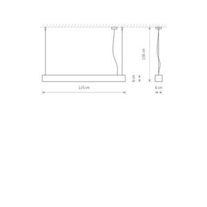 SOFT LED T8 beam pendant lamp 7525 - Nowodvorski small 4