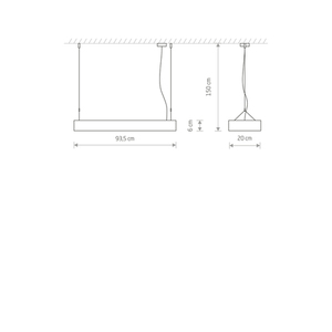 Hanging lamp SOFT LED 90X20 7545 Nowodvorski small 4