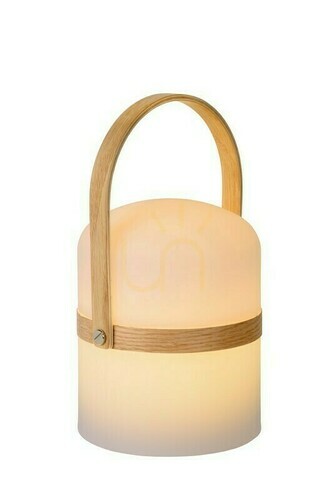 Check Lucide JOE LED Outdoor Standing Lamp White IP44 06800/03/31