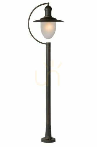 Check Lucide ARUBA Outdoor Standing Light Brown Metal IP44 E27 11873/01/97