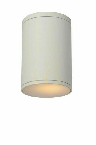 Check Lucide TUBIX Outdoor Ceiling Light White Aluminum IP54 27870/01/31