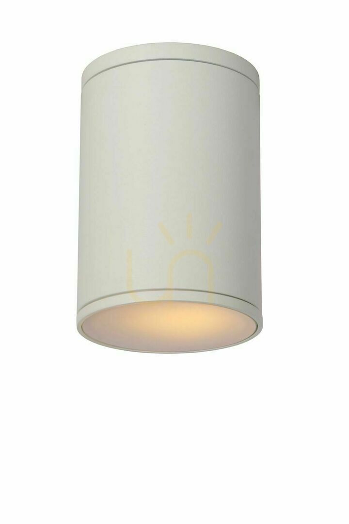 Lucide TUBIX Outdoor Ceiling Light White Aluminum IP54 27870/01/31
