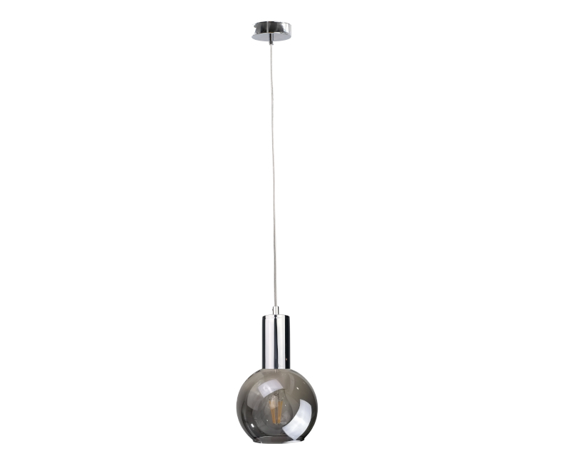 Hanging lamp 1xE27 SUPRA SILVER