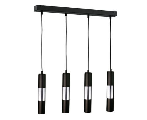 Check Hanging lamp 4xGU10 MAGNUM BLACK / SILVER