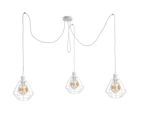Check Hanging lamp 3xE27 FOSKAL WHITE