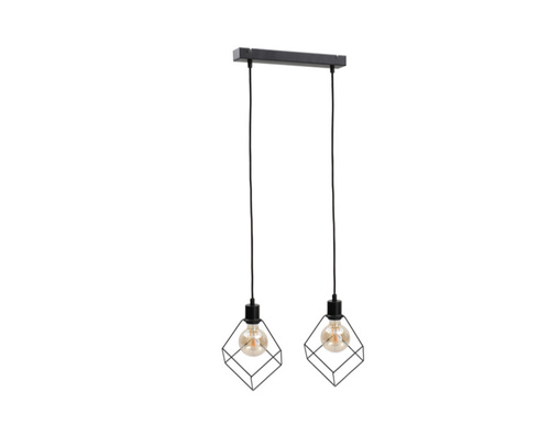 Check Hanging lamp 2xE27 RUBEN BLACK