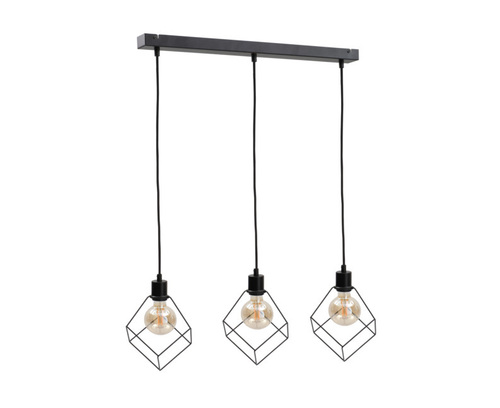 Check Hanging lamp 3xE27 RUBEN BLACK