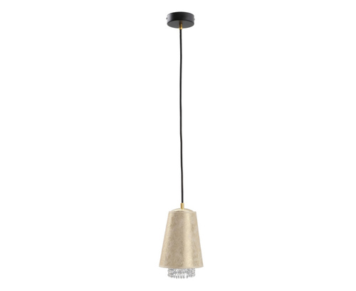 Check Keter Lighting MOLLY CRYSTAL GOLD pendant light, 1×E27