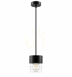 Keter Lighting MAO 856 black and white pendant light, 1×E27 small 1