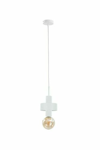Check Keter Lighting UNICA 1034 white pendant light, 1×E27