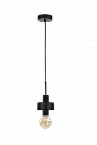 Keter Lighting UNICA BLACK 1043 pendant light, black, 1×E27 small 0