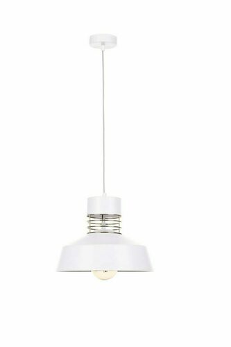 Check Hanging lamp 1xE27 TITANIUM GOLD / WHITE
