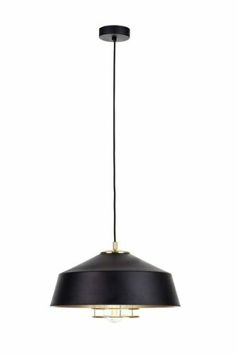Check Pendant lamp 1xE27 ELECTRA GOLD/BLACK