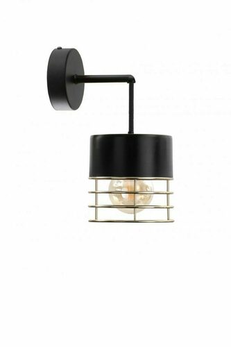Check Keter Lighting ROYAL 890 black and gold wall light 1xE27