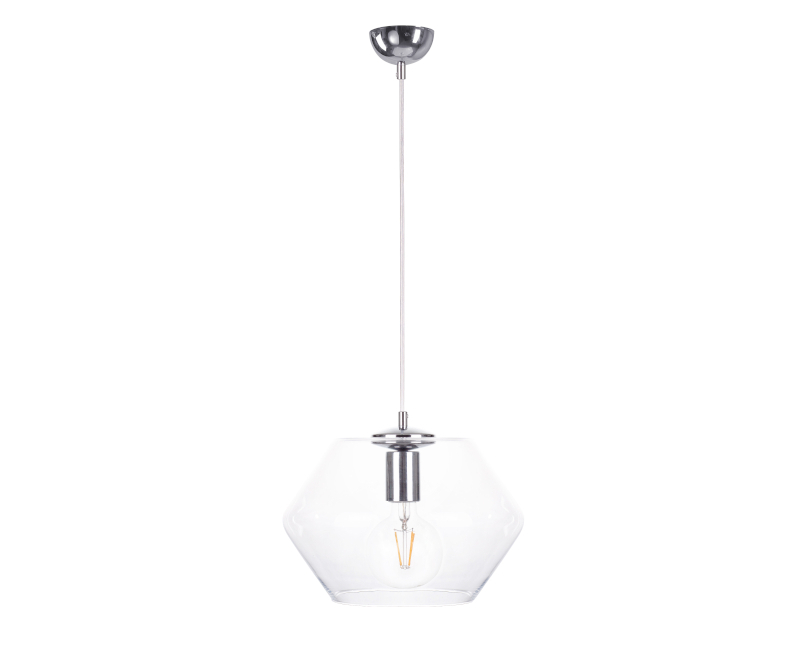 Hanging lamp 1xE27 EVE SILVER