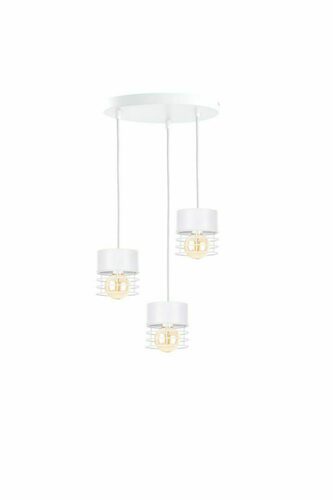 Check Pendant Light 3xE27 ATOLLO - White