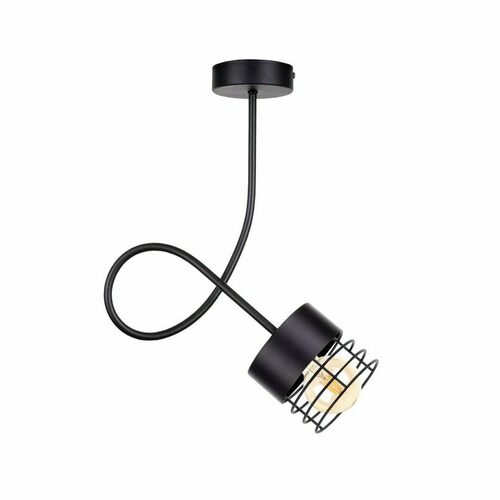 Check Keter Lighting ELLE 1138 black ceiling light, 1×E27