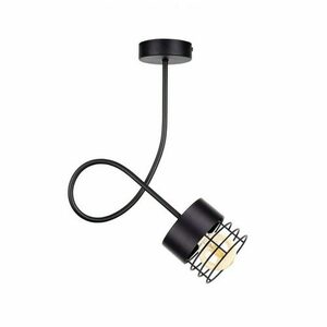 Keter Lighting ELLE 1138 black ceiling light, 1×E27 small 0