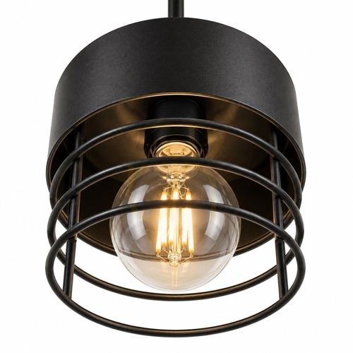 Check Keter Lighting ELLE 1142 black pendant light, 1×E27