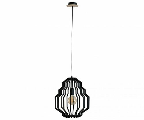Check Hanging lamp 1xE27 RUFO BLACK 687