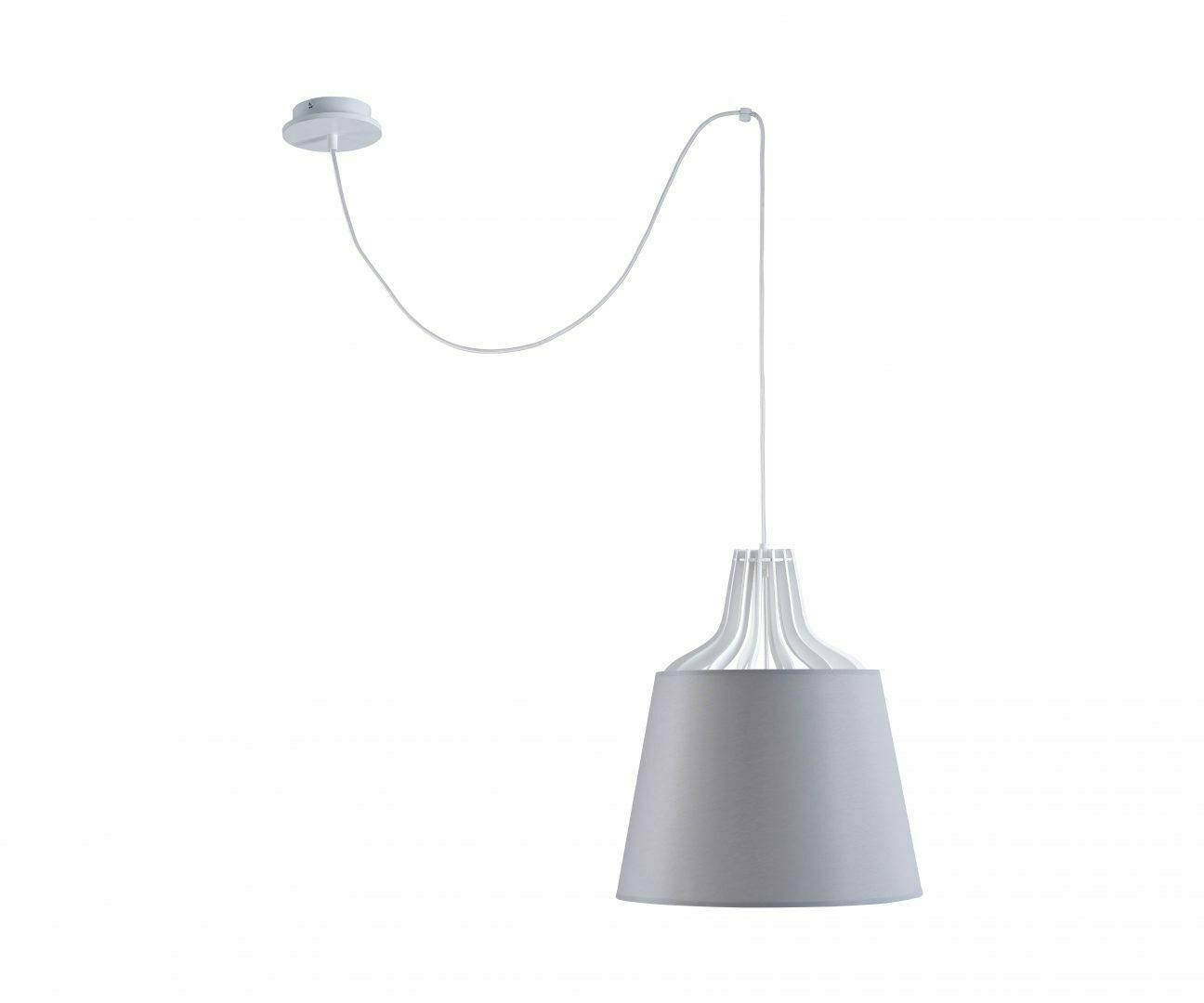 Hanging lamp 1xE27 LEA GRAY II LONG 750
