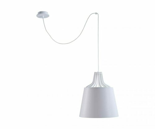 Check Keter Lighting Lea White II Long 751 White Pendant Light E27 38 cm