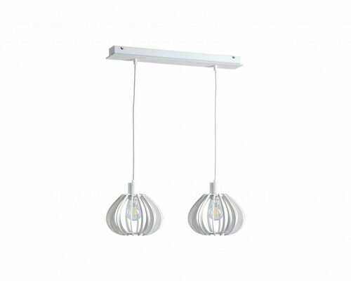 Check Keter Lighting Nicoleta 804 bleached pendant light, 2 × E27, 120 cm