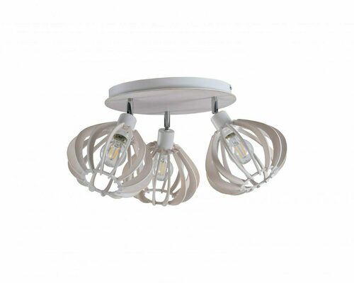 Check Keter Lighting Nicoleta 807 white ceiling spotlight, 3×E27