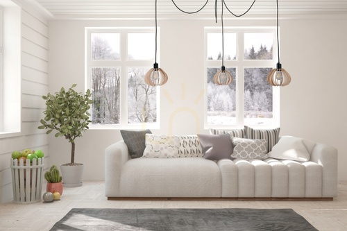 Check Keter Lighting NICOLETA 828 pendant light, natural plywood and black, 3×E27