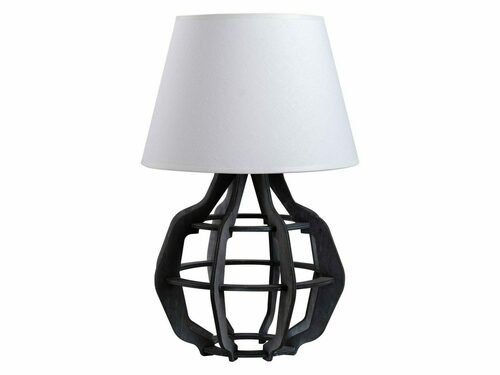 Check Keter Lighting BENTO GREY WHITE 929 Bedside Lamp, 1×E27, Grey and White