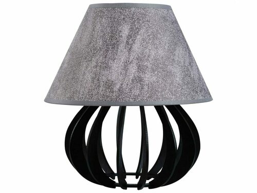 Check Bedside lamp 1xE27 NORA BLACK GRAY II 961