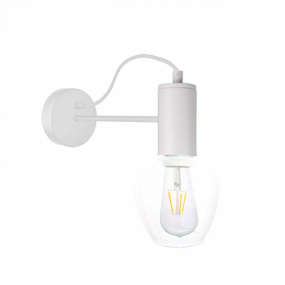 Wall lamp 1xE27 MAYA WHITE
