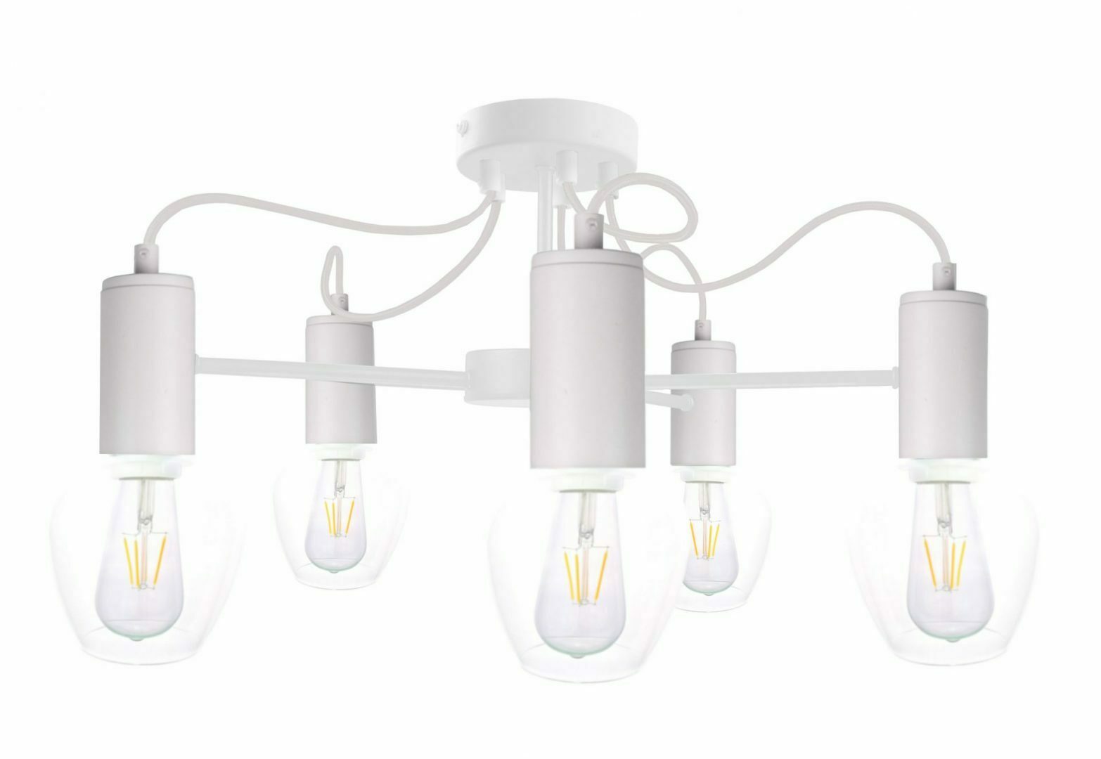 Ceiling lamp 5xE27 MAYA WHITE