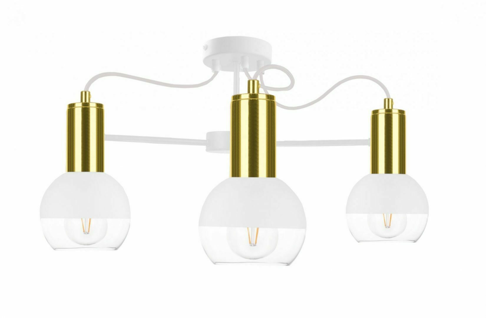 Ceiling lamp 3xE27 ARNE WHITE / GOLD